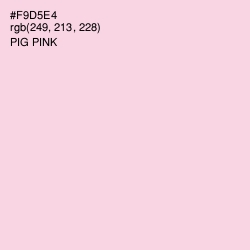 #F9D5E4 - Pig Pink Color Image