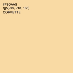 #F9DAA5 - Corvette Color Image