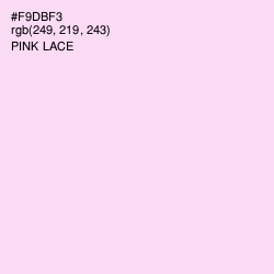 #F9DBF3 - Pink Lace Color Image