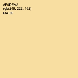 #F9DEA2 - Maize Color Image