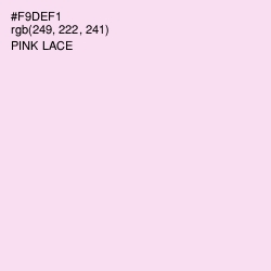 #F9DEF1 - Pink Lace Color Image