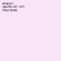 #F9E3F7 - Pale Rose Color Image