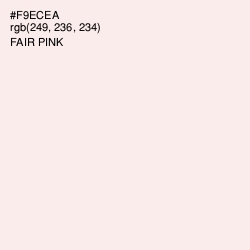 #F9ECEA - Fair Pink Color Image