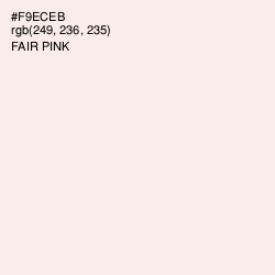 #F9ECEB - Fair Pink Color Image