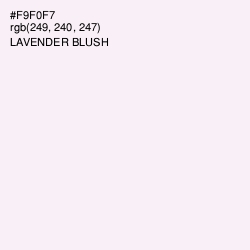 #F9F0F7 - Lavender blush Color Image