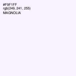 #F9F1FF - Magnolia Color Image