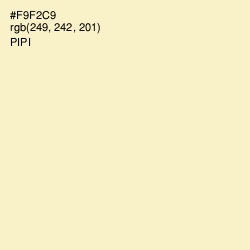 #F9F2C9 - Pipi Color Image