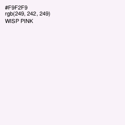 #F9F2F9 - Wisp Pink Color Image