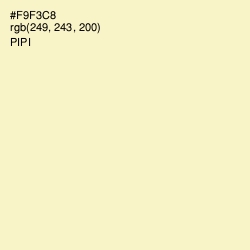 #F9F3C8 - Pipi Color Image