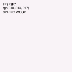 #F9F3F7 - Spring Wood Color Image