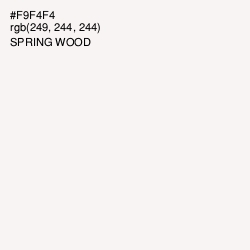 #F9F4F4 - Spring Wood Color Image