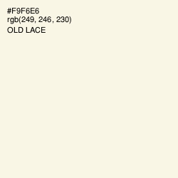 #F9F6E6 - Old Lace Color Image