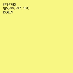 #F9F783 - Dolly Color Image