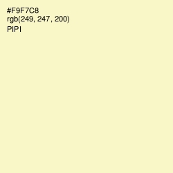 #F9F7C8 - Pipi Color Image