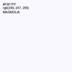 #F9F7FF - Magnolia Color Image