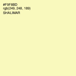 #F9F8BD - Shalimar Color Image