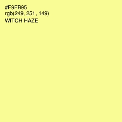#F9FB95 - Witch Haze Color Image