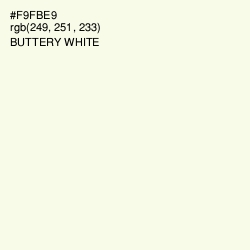 #F9FBE9 - Buttery White Color Image