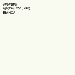 #F9FBF0 - Bianca Color Image
