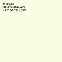 #F9FCE3 - Hint of Yellow Color Image