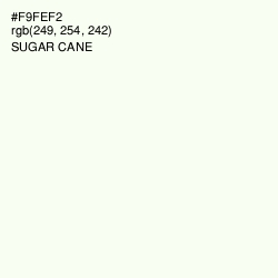 #F9FEF2 - Sugar Cane Color Image