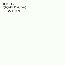 #F9FEF7 - Sugar Cane Color Image