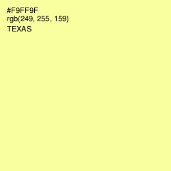 #F9FF9F - Texas Color Image