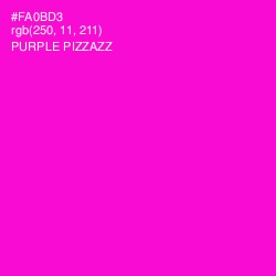 #FA0BD3 - Purple Pizzazz Color Image