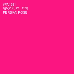 #FA1581 - Persian Rose Color Image