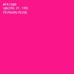 #FA158B - Persian Rose Color Image