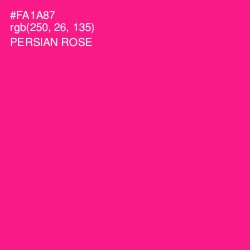 #FA1A87 - Persian Rose Color Image