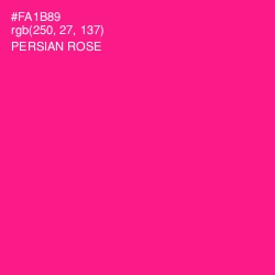 #FA1B89 - Persian Rose Color Image