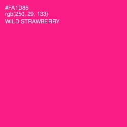 #FA1D85 - Wild Strawberry Color Image