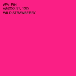 #FA1F84 - Wild Strawberry Color Image