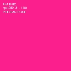 #FA1F8C - Persian Rose Color Image