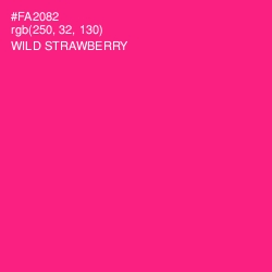 #FA2082 - Wild Strawberry Color Image
