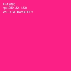 #FA2085 - Wild Strawberry Color Image