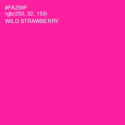#FA209F - Wild Strawberry Color Image
