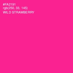 #FA2191 - Wild Strawberry Color Image