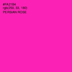 #FA21B4 - Persian Rose Color Image