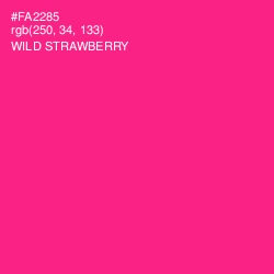 #FA2285 - Wild Strawberry Color Image