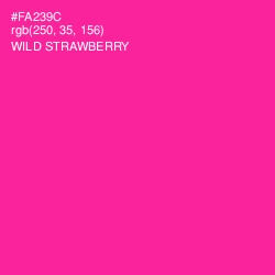 #FA239C - Wild Strawberry Color Image
