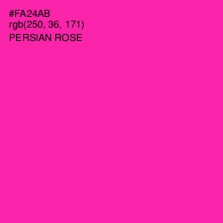 #FA24AB - Persian Rose Color Image