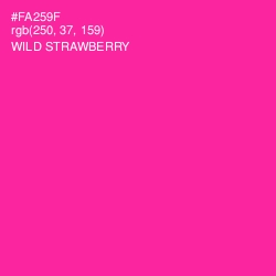#FA259F - Wild Strawberry Color Image