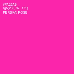 #FA25AB - Persian Rose Color Image