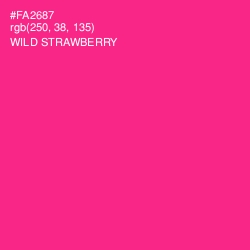 #FA2687 - Wild Strawberry Color Image