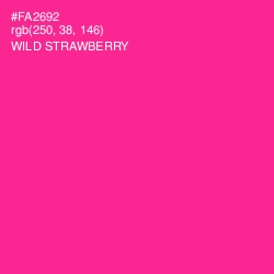 #FA2692 - Wild Strawberry Color Image