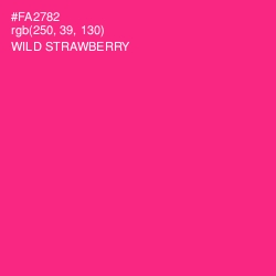 #FA2782 - Wild Strawberry Color Image