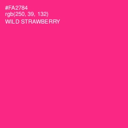 #FA2784 - Wild Strawberry Color Image