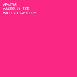 #FA2785 - Wild Strawberry Color Image